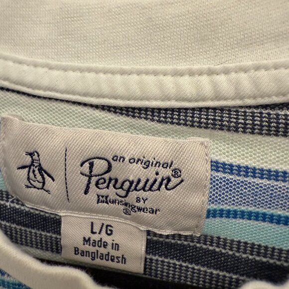 Penguin t-shirt, L, striped. - Picture 3 of 4